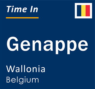 Current local time in Genappe, Wallonia, Belgium