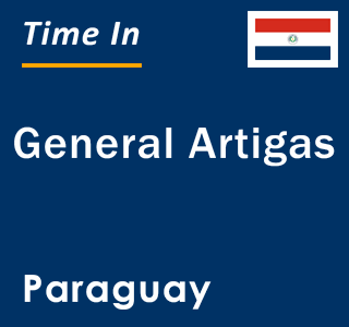 Current local time in General Artigas, Paraguay