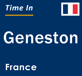 Current local time in Geneston, France