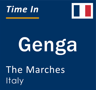 Current local time in Genga, The Marches, Italy