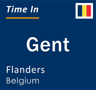 Current local time in Gent, Flanders, Belgium