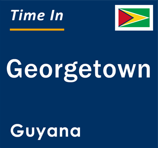 Current local time in Georgetown, Guyana