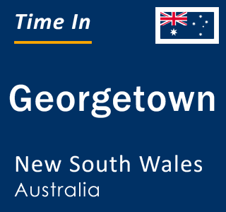 Current local time in Georgetown, New South Wales, Australia