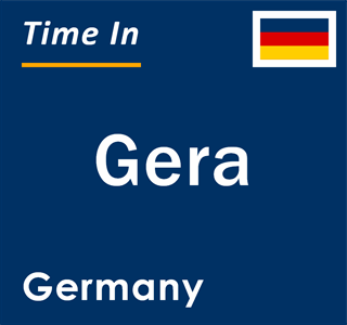 Current local time in Gera, Germany