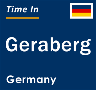 Current local time in Geraberg, Germany