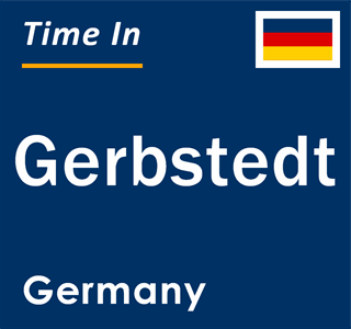 Current local time in Gerbstedt, Germany