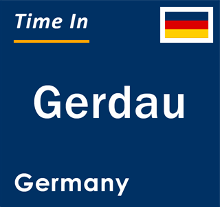 Current local time in Gerdau, Germany