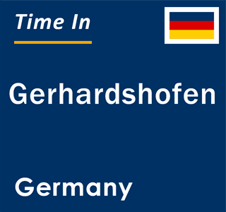 Current local time in Gerhardshofen, Germany