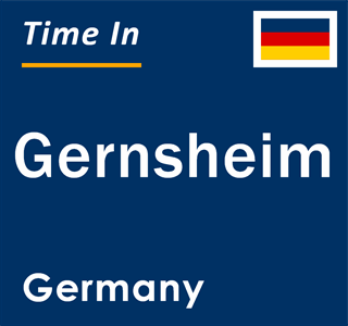 Current local time in Gernsheim, Germany