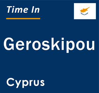 Current local time in Geroskipou, Cyprus