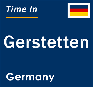 Current local time in Gerstetten, Germany