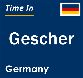 Current local time in Gescher, Germany