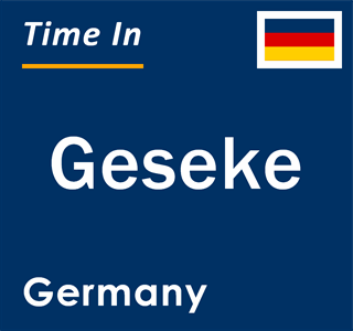 Current local time in Geseke, Germany