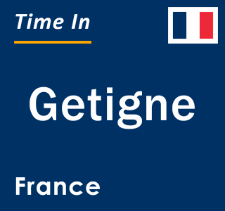 Current local time in Getigne, France