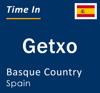 Current local time in Getxo, Basque Country, Spain