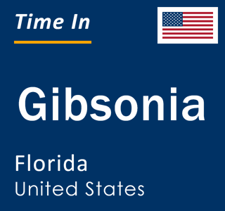 Current local time in Gibsonia, Florida, United States