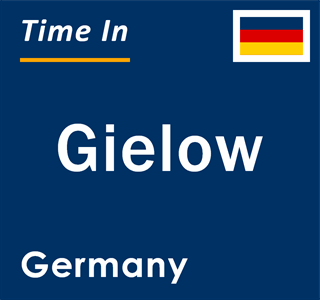 Current local time in Gielow, Germany