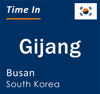 Current local time in Gijang, Busan, South Korea