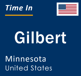 Current local time in Gilbert, Minnesota, United States