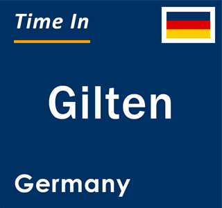 Current local time in Gilten, Germany