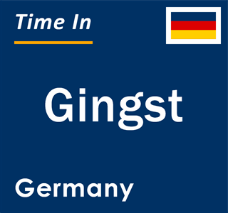 Current local time in Gingst, Germany