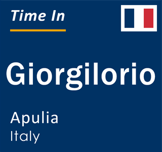 Current local time in Giorgilorio, Apulia, Italy