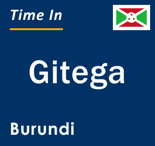 Current local time in Gitega, Burundi