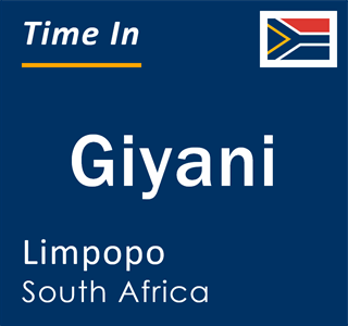 Current local time in Giyani, Limpopo, South Africa