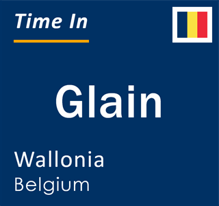 Current local time in Glain, Wallonia, Belgium