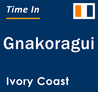 Current local time in Gnakoragui, Ivory Coast