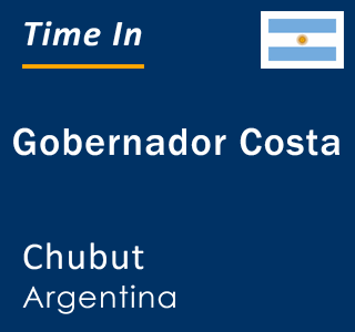 Current local time in Gobernador Costa, Chubut, Argentina