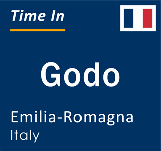 Current local time in Godo, Emilia-Romagna, Italy