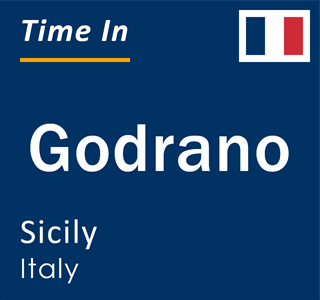 Current local time in Godrano, Sicily, Italy