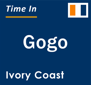 Current local time in Gogo, Ivory Coast