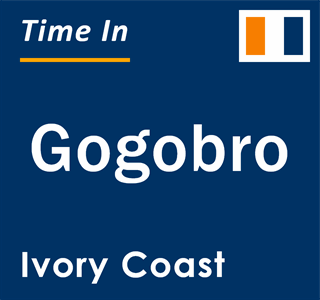 Current local time in Gogobro, Ivory Coast