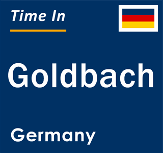 Current local time in Goldbach, Germany