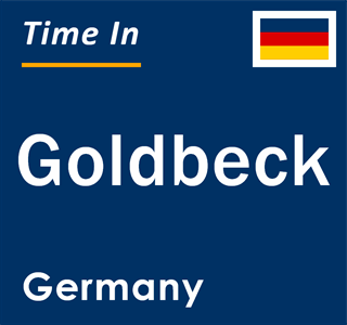 Current local time in Goldbeck, Germany