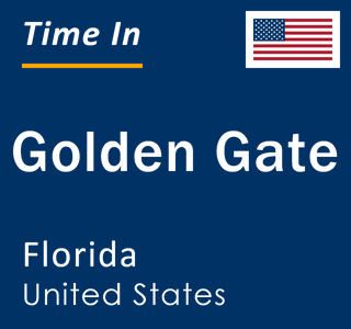 Current local time in Golden Gate, Florida, United States