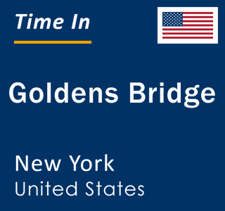 Current local time in Goldens Bridge, New York, United States