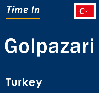 Current local time in Golpazari, Turkey