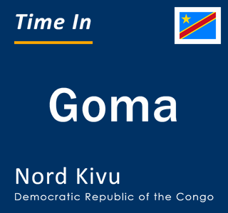 Current local time in Goma, Nord Kivu, Democratic Republic of the Congo