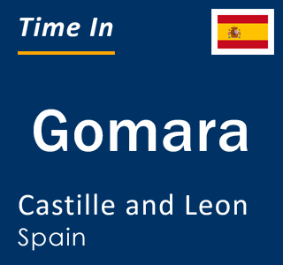 Current local time in Gomara, Castille and Leon, Spain