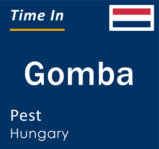 Current local time in Gomba, Pest, Hungary