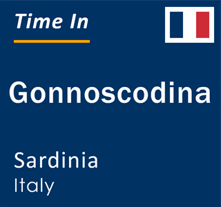 Current local time in Gonnoscodina, Sardinia, Italy