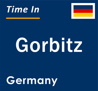 Current local time in Gorbitz, Germany