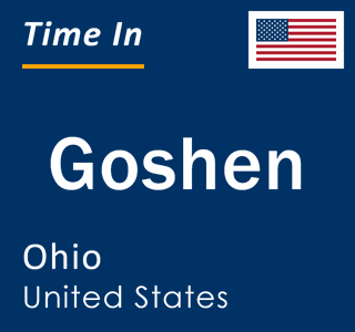 Current local time in Goshen, Ohio, United States