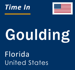 Current local time in Goulding, Florida, United States