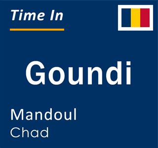 Current local time in Goundi, Mandoul, Chad