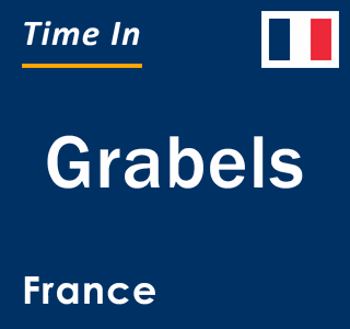 Current local time in Grabels, France