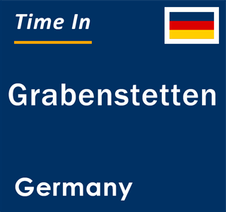 Current local time in Grabenstetten, Germany